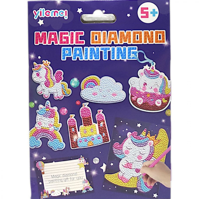 Алмазна мозаїка Magic Diamond Painting: Єдиноріжка MIC C64273