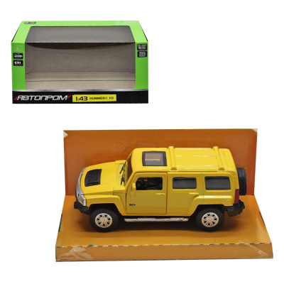 Машинка Автопром: Hummer жовта Автопром 4311