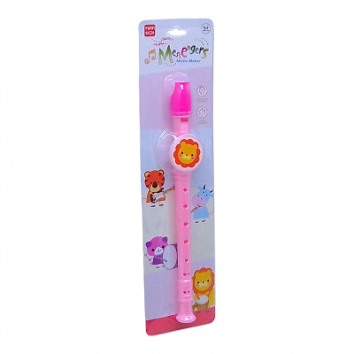 Дудка дитяча, пластикова, 30 см (рожева) MIC 8811