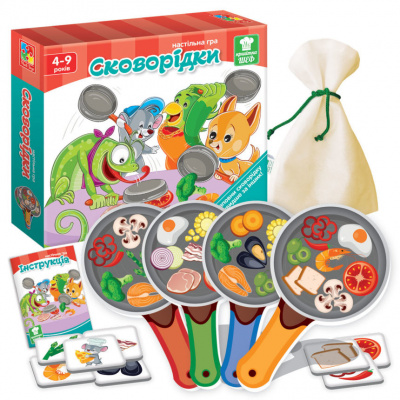 Гра на швидкість Сковорідки (укр) Vladi Toys VT2309-01