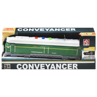 Поїзд Conveyancer інерційний, зелений YG Toys RJ024