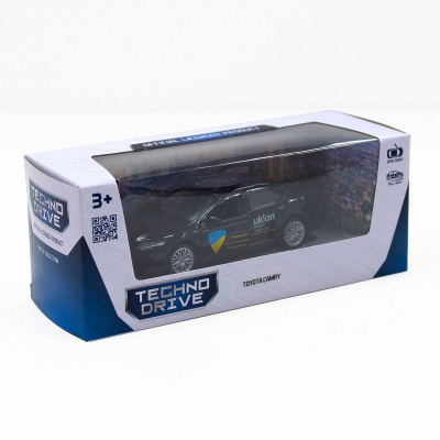 Машинка металева Toyota Camry Uklon (чорний) TechnoDrive 250292