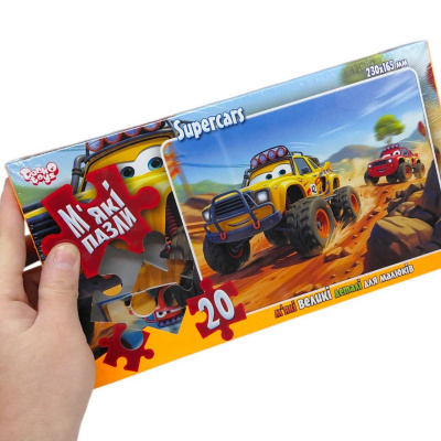 МʼЯКІ ПАЗЛИ 20 ЕЛЕМЕНТІВ (БУДІВНИЦТВО) Dankotoys S20-10-01,02,03,04...16
