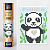 Картина за номерами з наклейками Панда MiC 1852