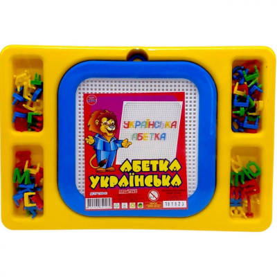 Мозаїка „Абетка українська” (велика із зʼємним полем), МІКС видів Промтекс 4026