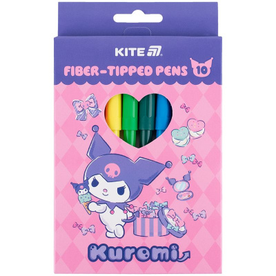 Фломастери, набiр 10 шт. аніме Хеллоу Кітті Kite HK25-455