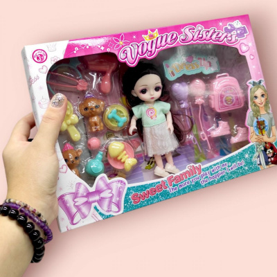 Лялька з аксесуарами (14 см), декоративні елементи, фігурки MIC DSJ299-Q