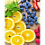 Алмазна мозаїка "Фруктове асорті" JSFH85883 без підрамника 40х50 см