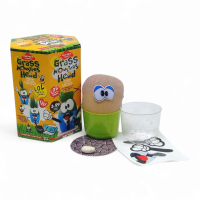 Набір креативної творчості Grass Monsters Head (укр) Dankotoys GMH-01-02U