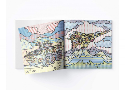 Водяні розмальовки Військова техніка (укр) Crystal Book F00030263