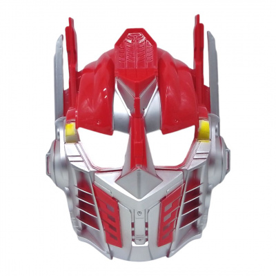 Маска дитяча Трансформери. Оптімус Прайм, червона MIC M-Transformer-red