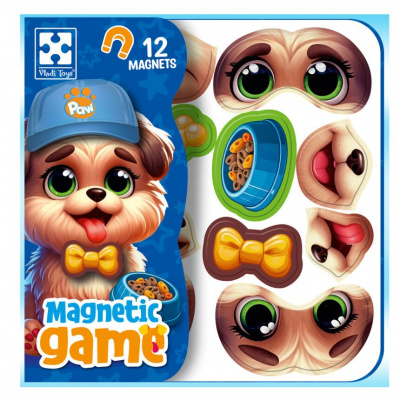 Гра розвиваюча Vladi Toys магнітна Емоції Песика (укр) Vladi Toys VT3220-04