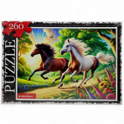ПАЗЛИ 260 ЕЛЕМЕНТІВ КОНІ Dankotoys С260-14-01,02,03,04...16