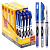 Ручка масляна ET8048-12(Blue) блакитний 0,5 мм "10км"