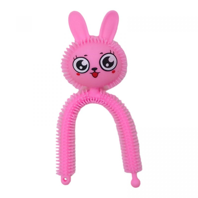 Браслет силіконовий Зайчик, з підсвіуванням (рожевий) MIC KA-23-372