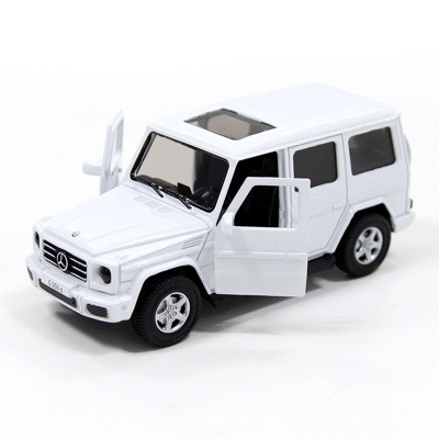 Металева машинка Mercedes-Benz G350 (білий) TechnoDrive 250275