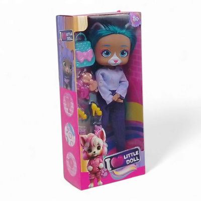 Лялька Lovely doll, висота 27 см (бірюзова) MIC 697C2