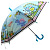 Парасолька тростина; висота - 70 см; діаметр купола - 80 см, (блакитна) MIC C68527