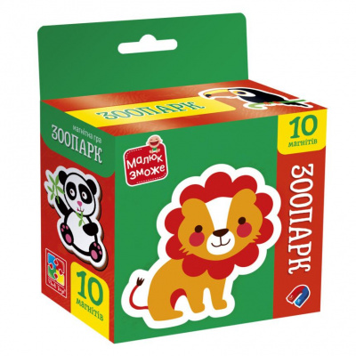 Гра розвиваюча (набір магнітів) Зоопарк Vladi Toys VT3106-39