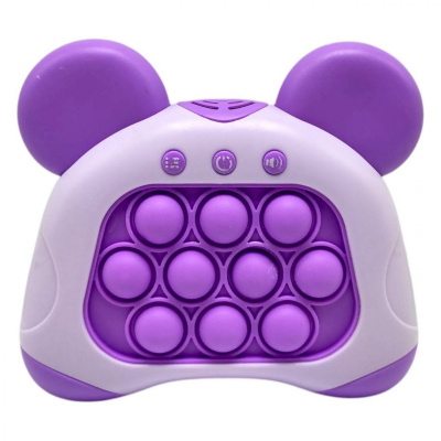 Електронна гра Finger Press Pop-It Console фіолетова MIC 699-D24