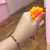 Антистрес Мʼячик-мозок Mesh Squish Game (4 см) помаранчевий MIC MS-24-71
