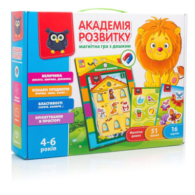 Властивості і ознаки з магнітною дошкою, укр Vladi Toys VT5412-03