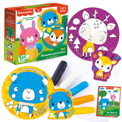 Набір для творчості з екотістом Fisher Price Лісові друзі Vladi Toys VT4502-04