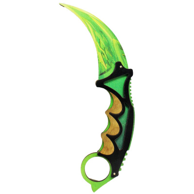 Сувенірний ніж Керамбіт: Dragon Glass Emerald Сувенир-Декор SO2CARDE