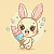 Картина за номерами "Солодкий день зайчика" 15617-AC 30х30 см