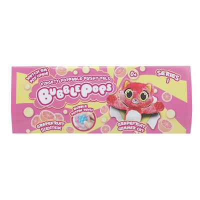 М’яка іграшка з ароматом Bubble Pops. Грейпфрутова кішка (34 см) Bubble Pops 2312004/12
