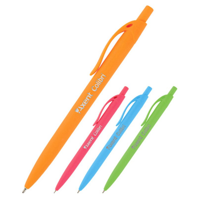 Ручка масляна Colibri, синя Axent AB1062-02-A