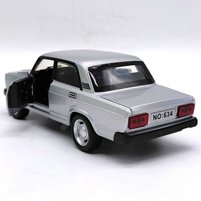 Машина металева АВТОПРОМ 1:32-36 Lada 2107 (ЧОРНА) Автопром 7645