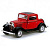 Машинка металева Ford 3-window coupe 1932, червоний Kinsmart KT5451W