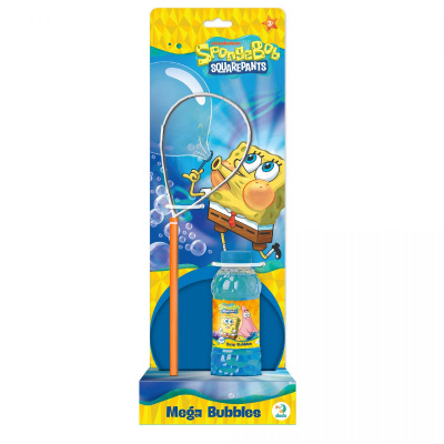 Мильні бульбашки Mega Bubbles Губка боб / SpongeBob. Об’єм 450 мл Dodo 200636