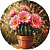 Картина за номерами "Кактус Ехінопсис" OR2028 діаметр 45 см