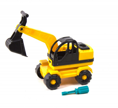 Конструктор з викруткою Екскаватор Toys Plast ИП.30.004