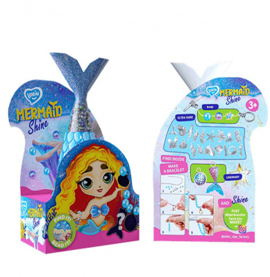 Іграшка-антистрес з браслетом Mermaid Shine Blue Окто 80131