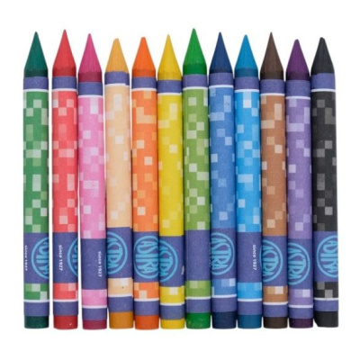 Олівці кольорові Crayons Pixel One 12 кольорів школярик 316121007-UA