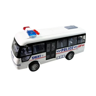 Дитячий інерційний автобус YM-9906F(White) 19х6,5х8 см