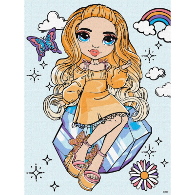 Картина за номерами "Rainbow High Poppy Rowan" KHO1245, 30х40 см