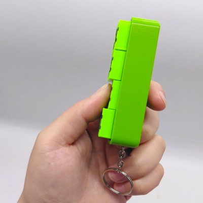 Брелок 3d друк КРІПЕР-КЛІКЕР (ЧОТИРИ КНОПКИ), Майнкрафт / Minecraft, KEYCHAIN MIC KCHN138
