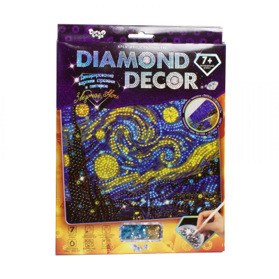 Набір для творчості Diamond Decor: Зоряна ніч Dankotoys DD-01-06