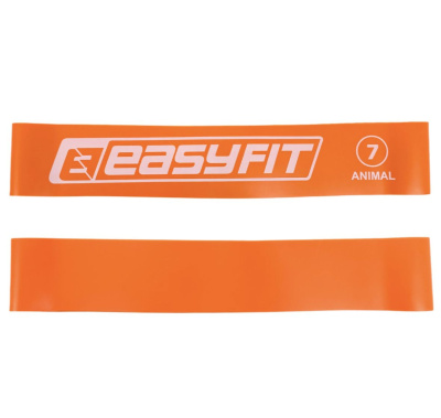 Резинка для фітнесу #7 animal, помаранчева EasyFit EF-1813-7