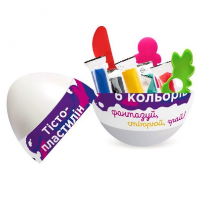 Набір для ліплення в яйці Тісто для ліплення 6 кольорів Dream Group TY4466