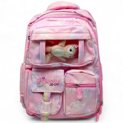 Рюкзак шкільний 30×46×17 см (РОЖЕВИЙ) MIC C72847