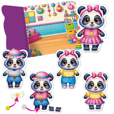 Гра розвиваюча Vladi Toys з липучками Пандочка Vladi Toys VT1320-05