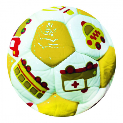 Мʼяч футбольний, дитячий (розмір 2), жовтий MIC BT-FB-0237