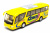 Інерційний автобус Coach (жовтий) Kinsmart KS7101W