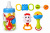 Набір брязкалець в колбі, (Блакитний) huan le xing toys 997-64C