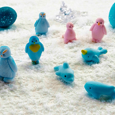 Іграшка, що росте "Пінгвіни та друзі" #sbabam T049-2019 в яйці "Penguin Еggs"